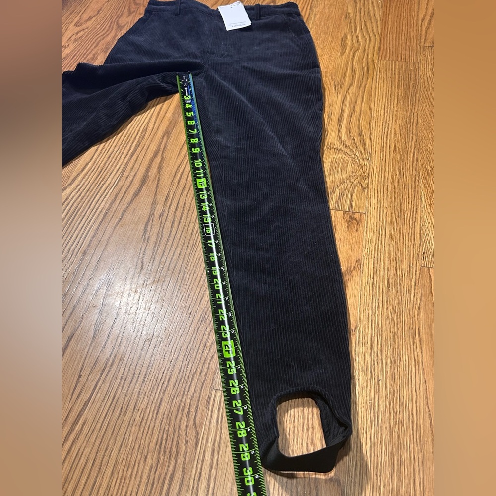 & Other Stories Los Angeles Atelier Black Corduroy Stirrup Pants - Rare Find - Picture 6 of 13